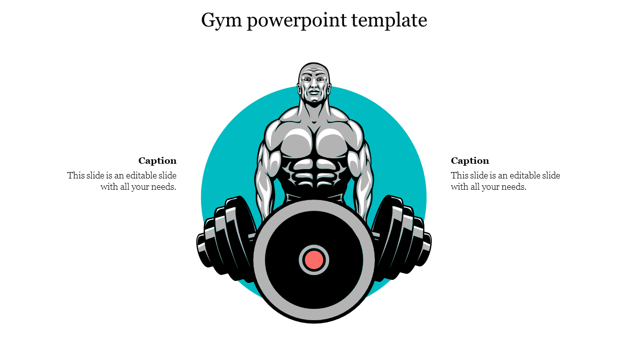 Use Gym PowerPoint Template For PPT Presentation Slides